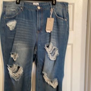 Forever 21-distressed jeans